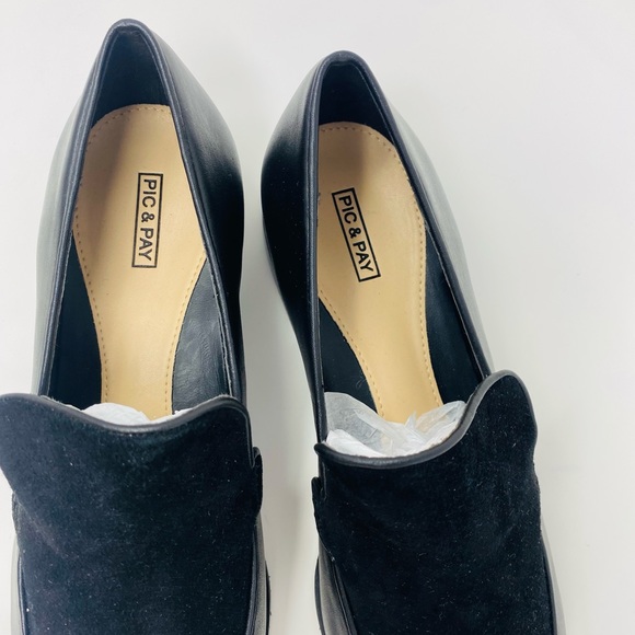 NWT Pic & Pay Flats Leather & Suede Accents Size 7.5 - Picture 6 of 6